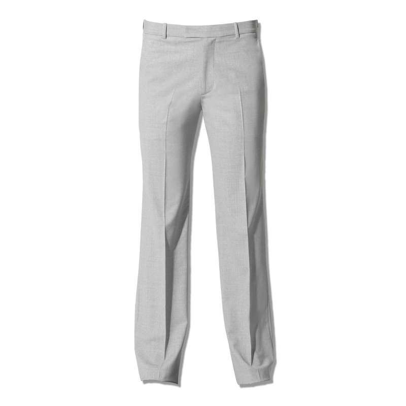 Basic Leg Trousers, Brown, large