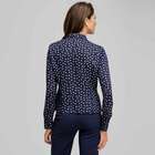 Long Sleeve Tie Front Blouse, , small