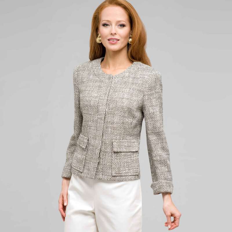Button Front Jacket, , large